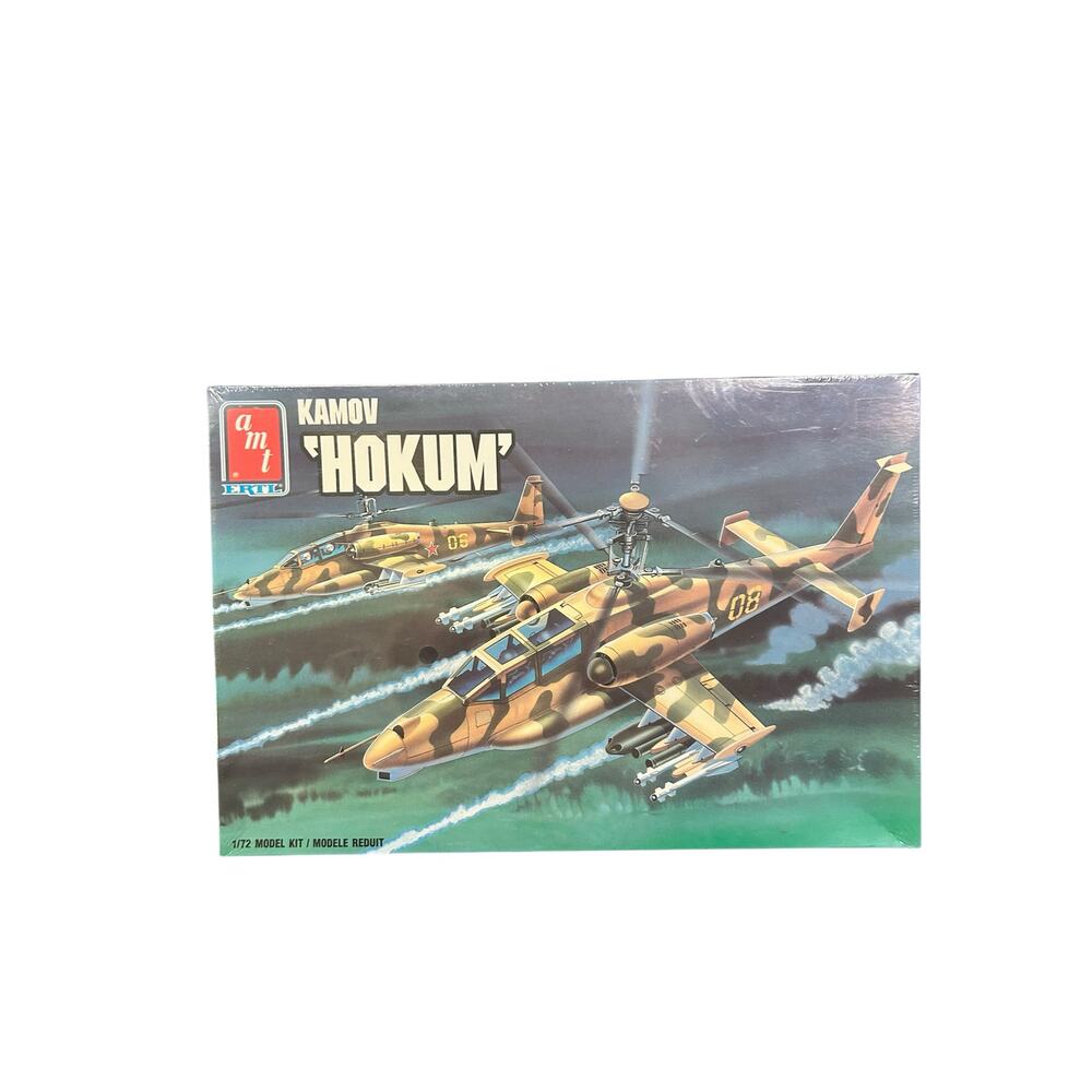 Vintage 1989 AMT ERTL Kamov Hokum 1/72 Scale Model Kit #8852 - Soviet - Sealed
